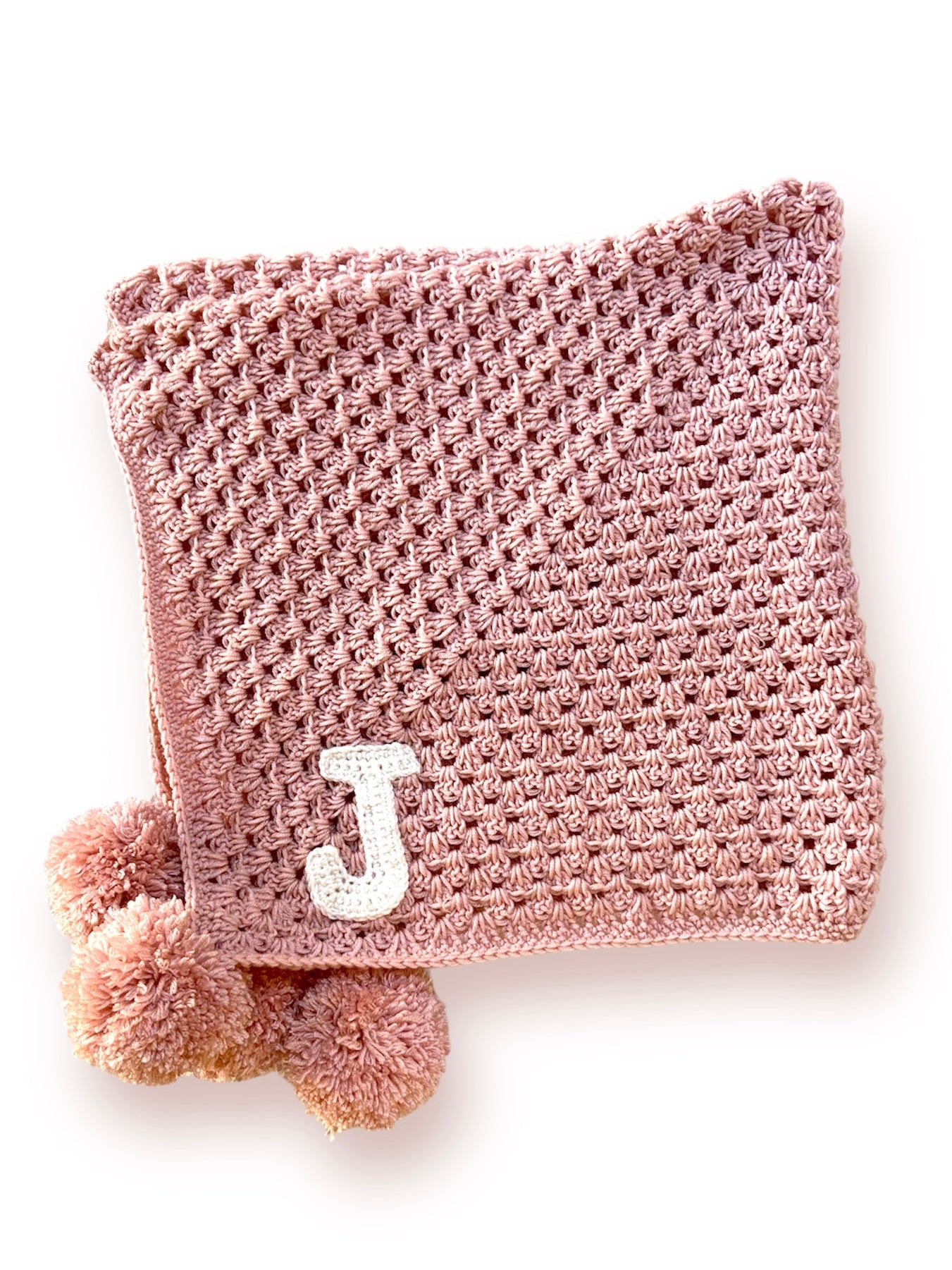 Pompoms Blanket (Pink)