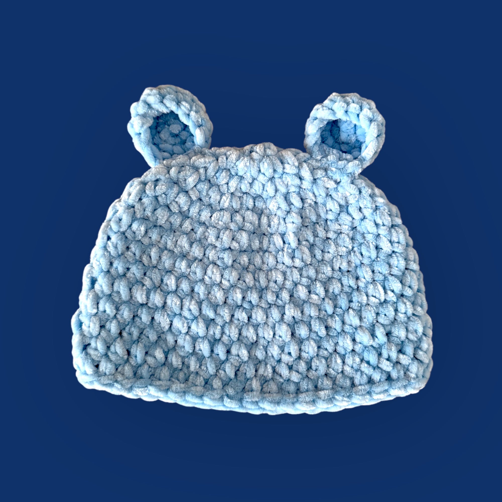 Blue Baby Bear Hat (EXTRA SOFT)