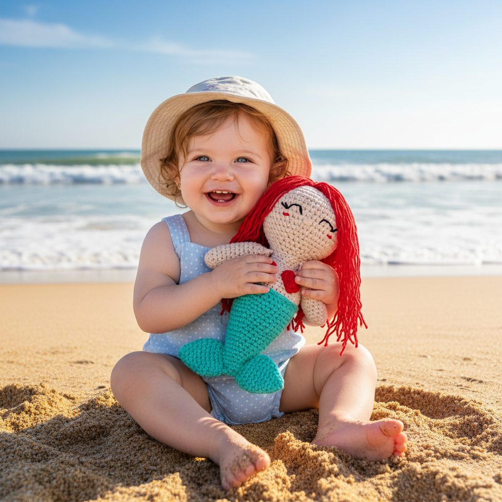 Mermaid Toy (Red)