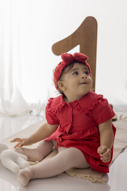 Bow Headband (Red)