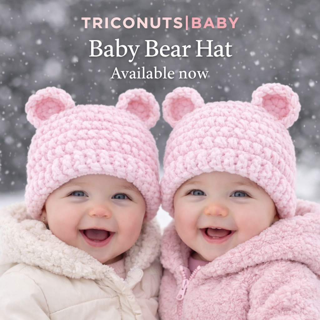 Pink Baby Bear Hat (EXTRA SOFT)