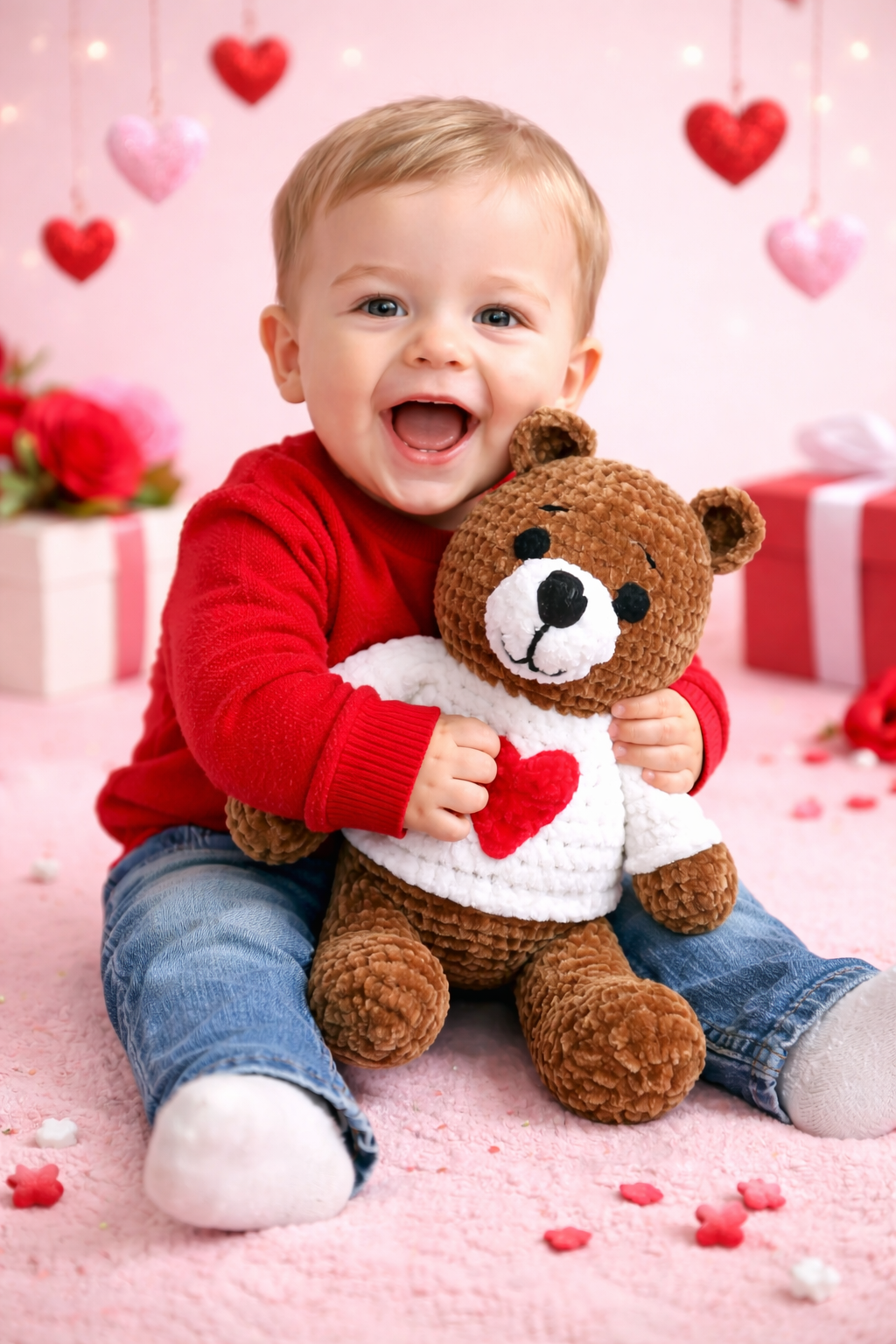 Valentine Bear Toy (Extra Soft)