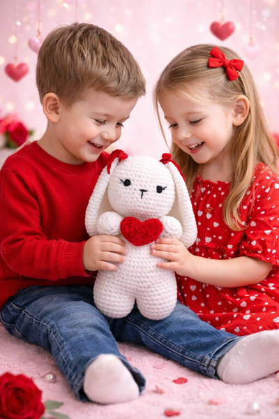 Valentine Bunny Toy (Extra Soft)