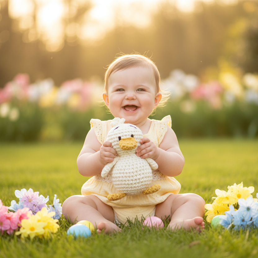 Baby Girl Easter Duck