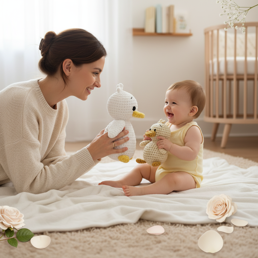 Mom & Baby Duck Set