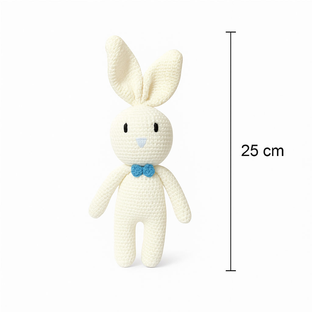 White Boy Bunny Toy